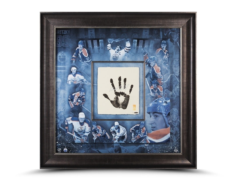 Wayne Gretzky Signed 36x36 Framed Print Tegata #/99 Upper Deck Authenticated (1 of 7)