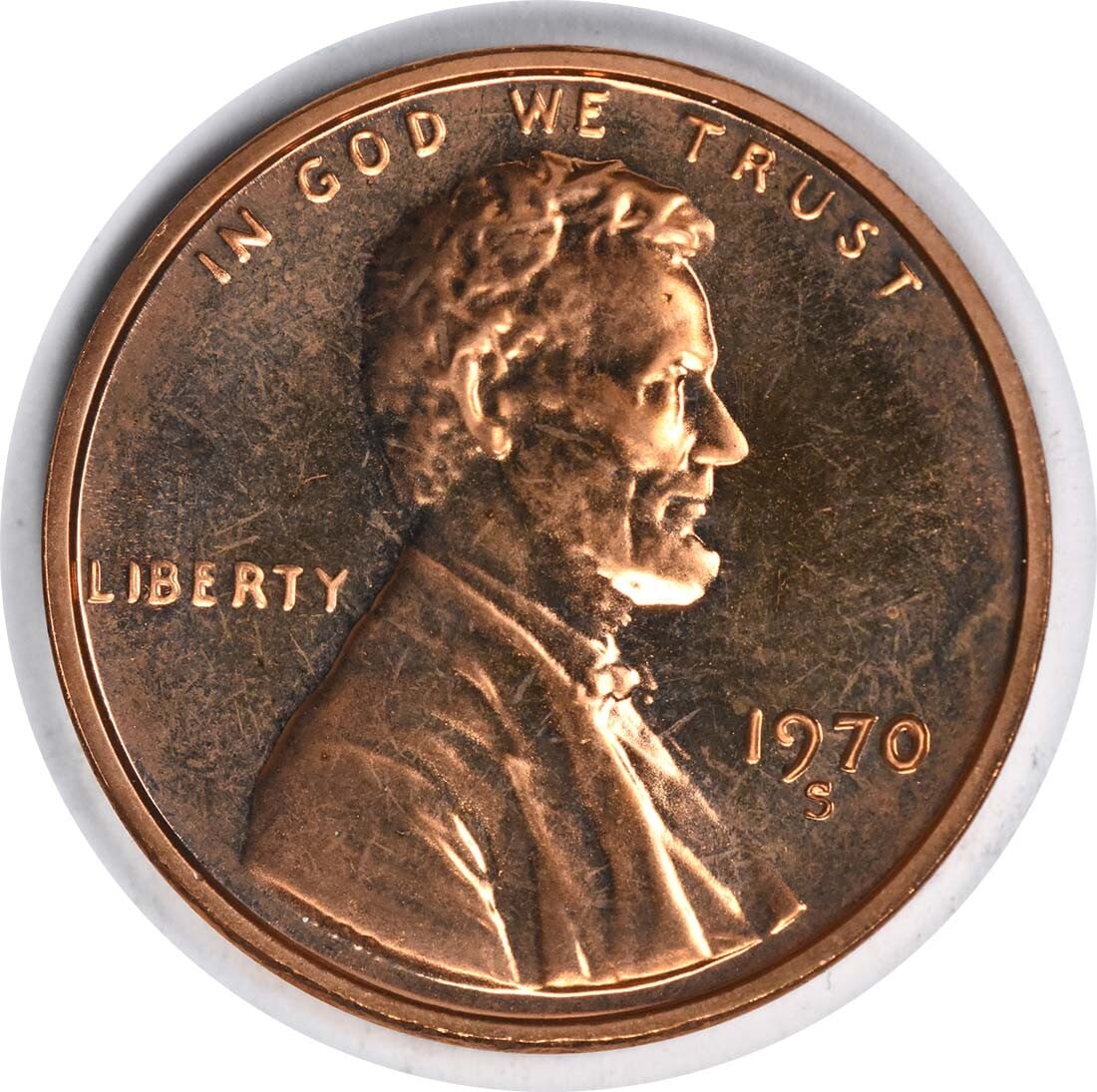 1970-S Lincoln Cent Proof Choice Proof+ Uncertified Copper Coin (1 of 2)