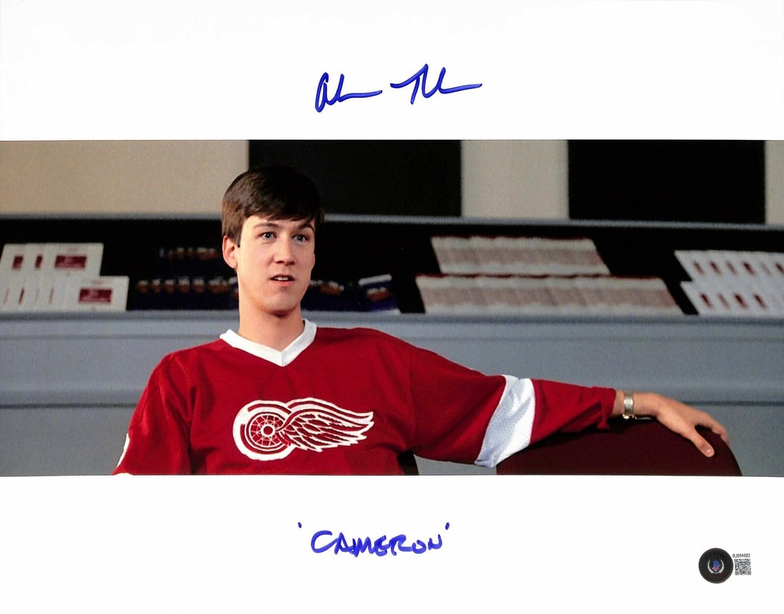 Alan Ruck Signed 11x14 Photo Ferris Bueller BECKETT Certified (1 of 1)