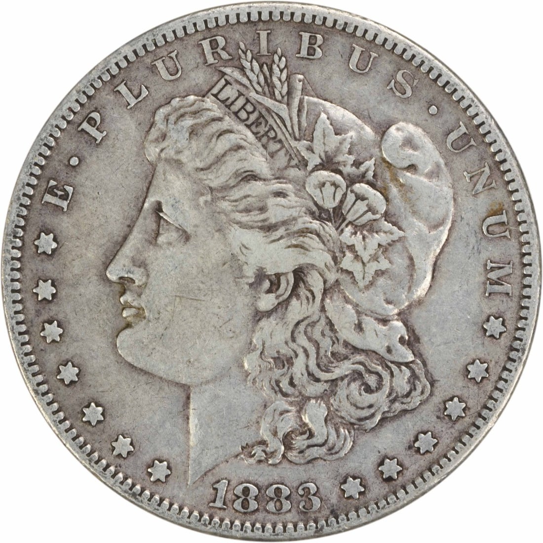 San Francisco Mint 1883 Morgan Silver Dollar EF Grade Uncertified: San Francisco Mint 1883 Morgan Silver Dollar EF Grade Uncertified This is an 1883-S Morgan Silver Dollar from the United States, minted in San Francisco. The coin is composed of 90% silver and 10% cop
