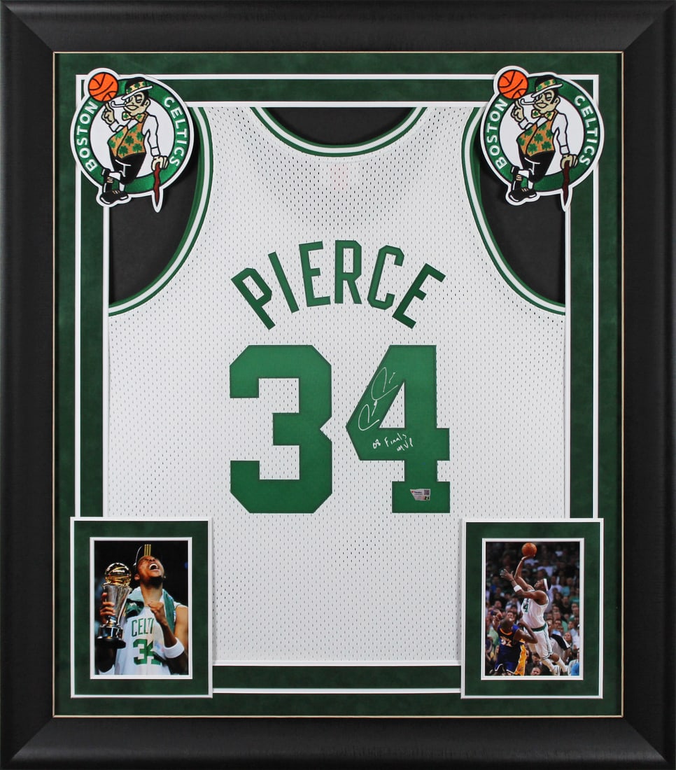 Paul Pierce Signed Celtics Jersey 08 Finals MVP Framed Authentic (1 of 2)