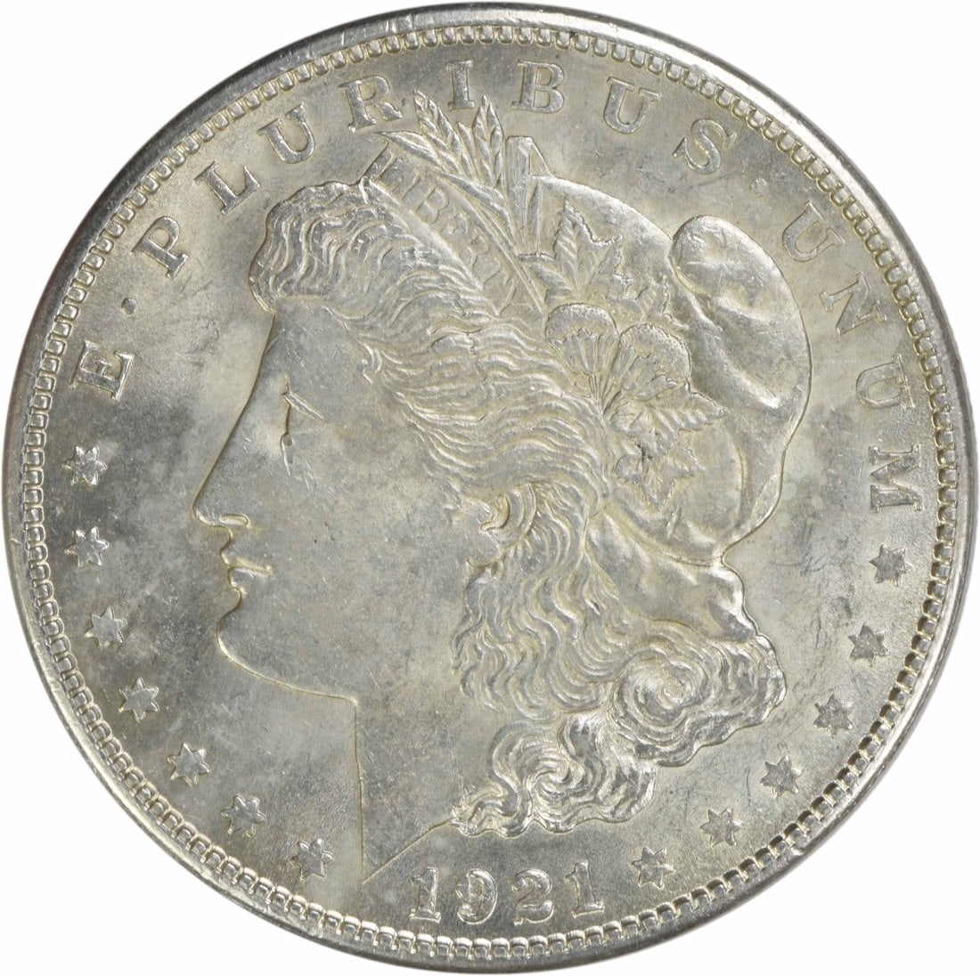 1921-S Morgan Silver Dollar BU Uncertified Silver Coin (1 of 2)
