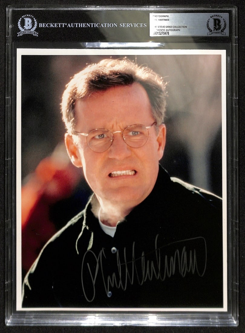 Phil Hartman autographed 8x10 photo with Beckett authentication: Phil Hartman autographed 8x10 photo with Beckett authentication This is an original 8x10 color photograph signed by Phil Hartman in silver permanent marker. The autograph was obtained in person on May