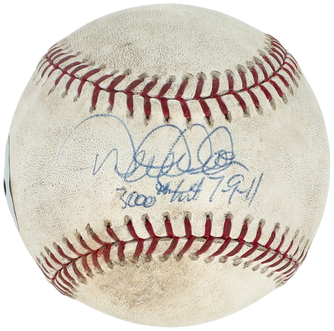 Derek Jeter 3000th Hit Signed Baseball July 9 2011 Steiner COA (1 of 5)