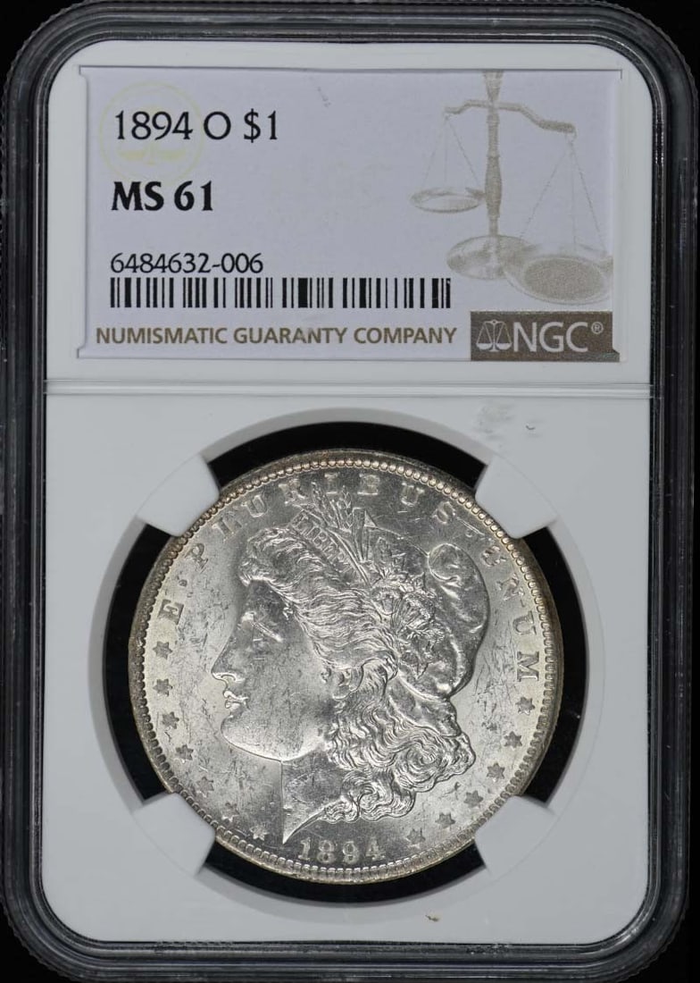 1894-O Morgan Dollar NGC MS61 Uncirculated Coin (1 of 2)