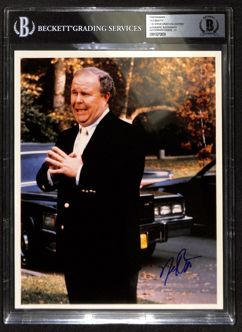 Ned Beatty Signed Superman 8x10 Photo Beckett Authenticated Grade 10 (1 of 1)