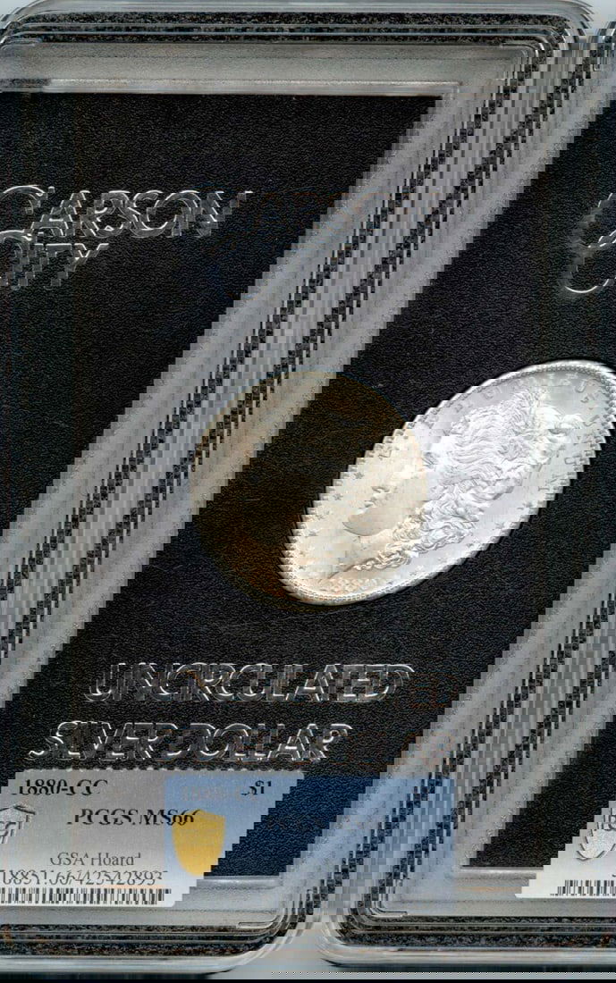 1880-CC Morgan Dollar GSA Hoard PCGS MS66 Uncirculated Coin (1 of 2)