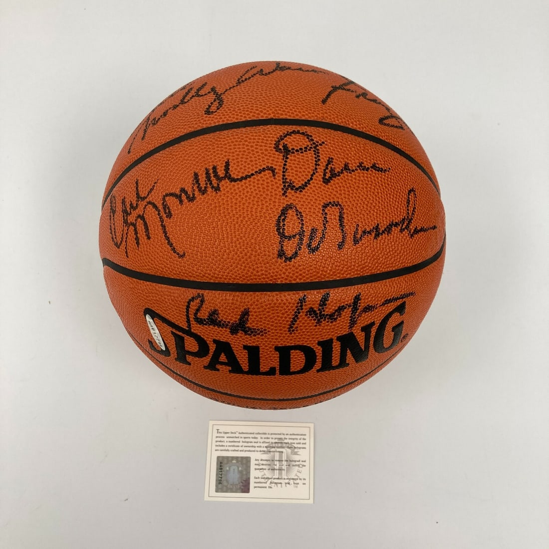 1972-73 New York Knicks Signed Championship Basketball UDA COA: 1972-73 New York Knicks Signed Championship Basketball UDA COA Celebrate the legacy of the 1972-73 New York Knicks with this authentic NBA Championship basketball, signed by seven iconic members of th