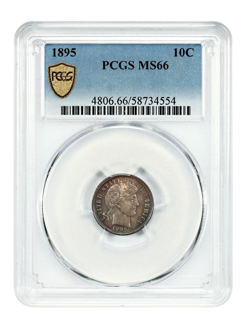 PCGS MS66 1895 Barber Dime Philadelphia Mint Key Issue (1 of 4)