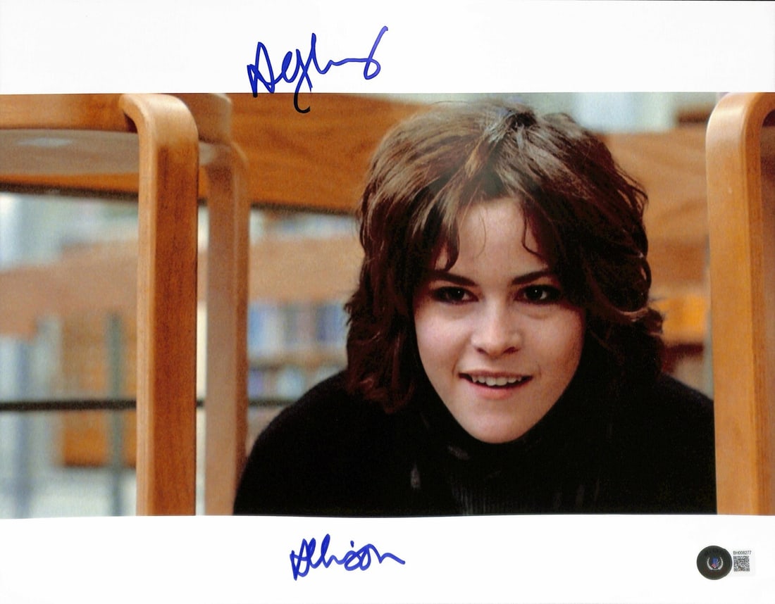 Ally Sheedy Signed 11x14 Photograph The Breakfast Club Beckett Certified: Ally Sheedy Signed 11x14 Photograph The Breakfast Club Beckett Certified This is an autographed 11x14 photograph of Ally Sheedy, who famously portrayed "Allison Reynolds" in the iconic movie The Break