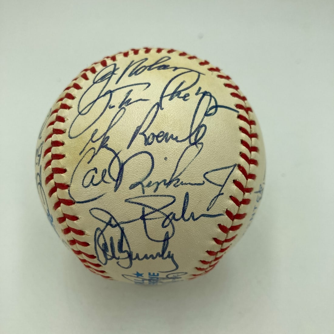 1983 Baltimore Orioles Team Signed Baseball with 26 Signatures PSA DNA COA (1 of 8)