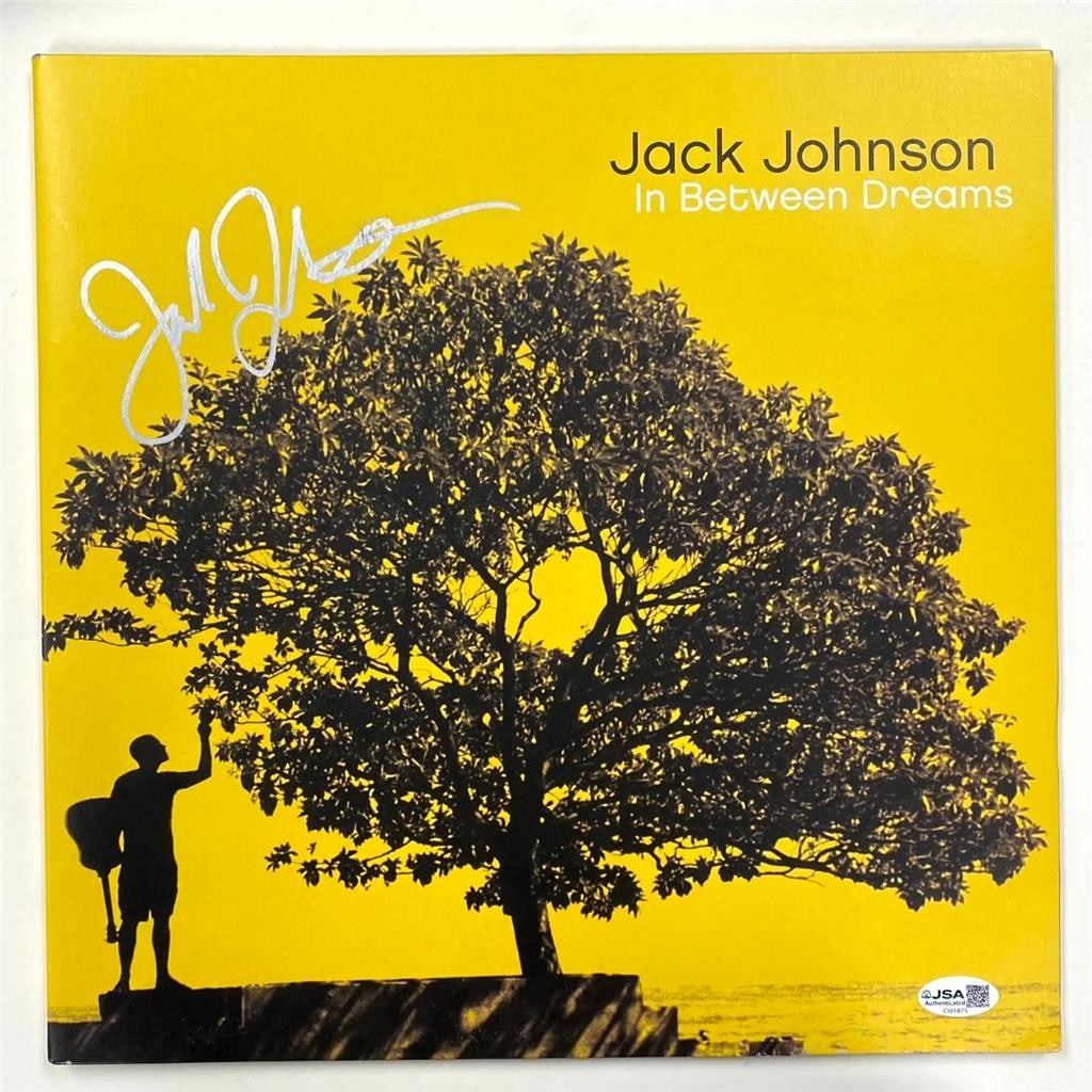 Autographed In Between Dreams LP Vinyl Album by Jack Johnson JSA Authenticated (1 of 6)