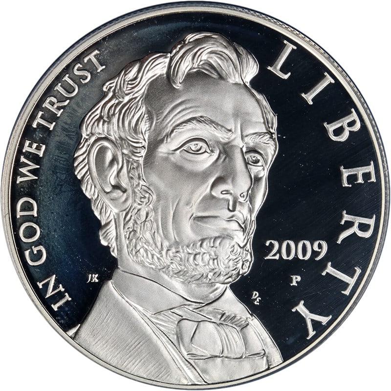 ANACS PR70 DCAM 2009-P Lincoln Silver Dollar First Day Label (1 of 4)