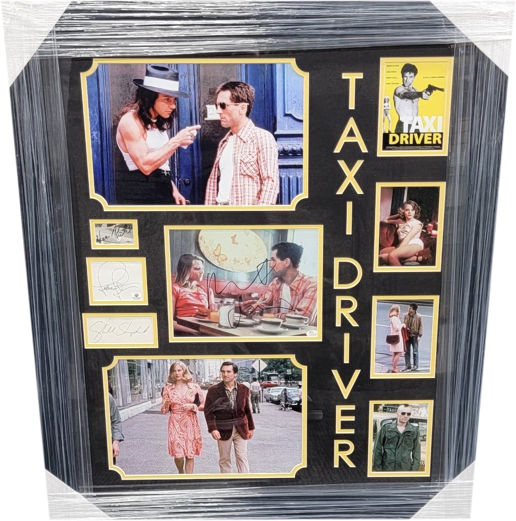 Taxi Driver Signed Photo Cut Framed GAI Robert De Niro Jodie Foster (1 of 4)