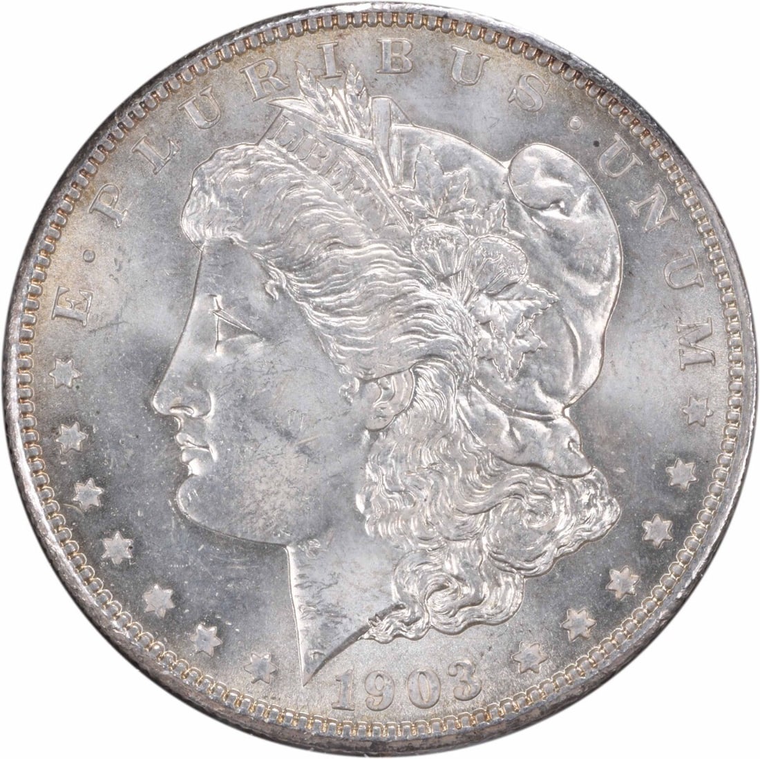1903-O/O VAM12 Morgan Dollar Choice BU Uncertified Silver Coin: 1903-O/O VAM12 Morgan Dollar Choice BU Uncertified Silver Coin This 1903-O/O VAM12 Morgan Dollar is a stunning piece, featuring a choice Brilliant Uncirculated (BU) grade. Struck in silver at the O mi