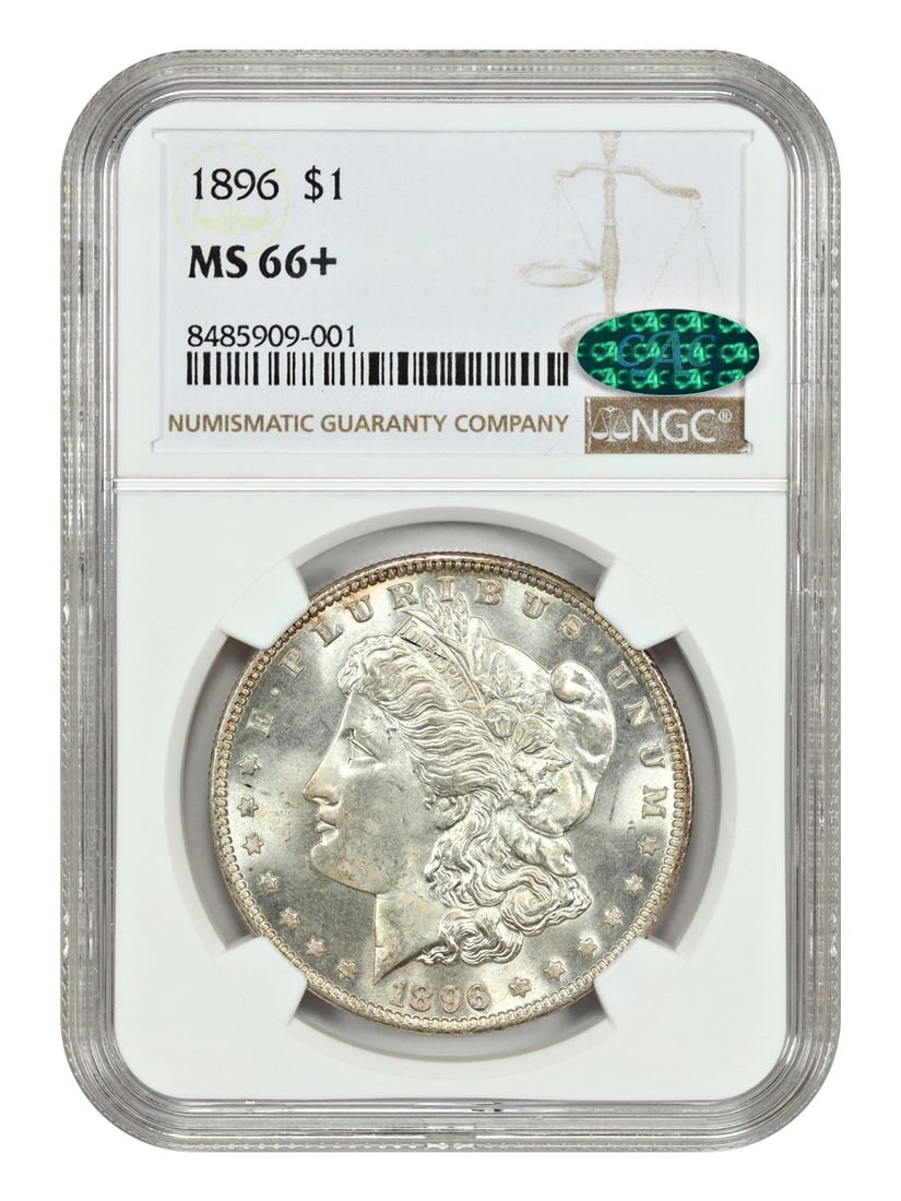 1896 Morgan Dollar NGC CAC MS66+ Uncirculated (1 of 4)