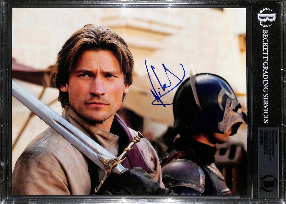 Nikolaj Coster-Waldau Signed 8x10 Photo Grade 10 Beckett Authenticated (1 of 1)