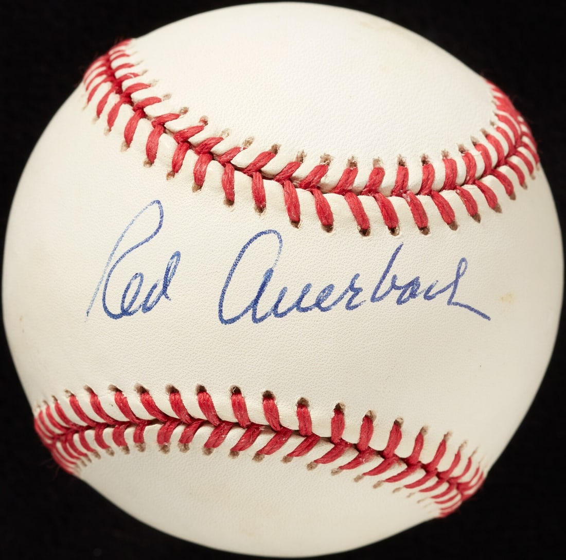 Red Auerbach Signed MLB Baseball with JSA COA Boston Celtics (1 of 3)