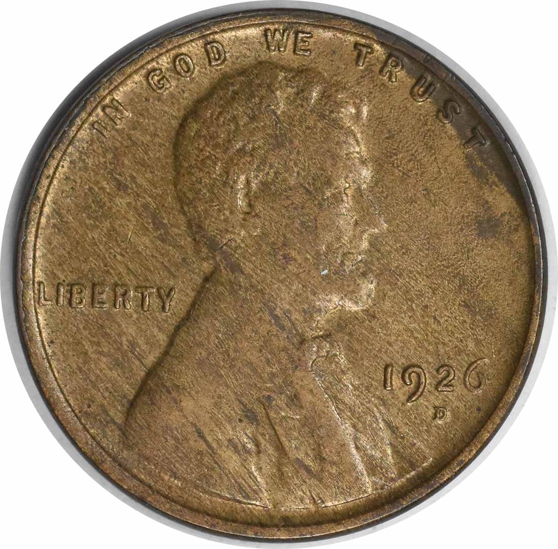 1926-D Lincoln Cent Choice BU Uncertified Copper Wheat Design (1 of 2)