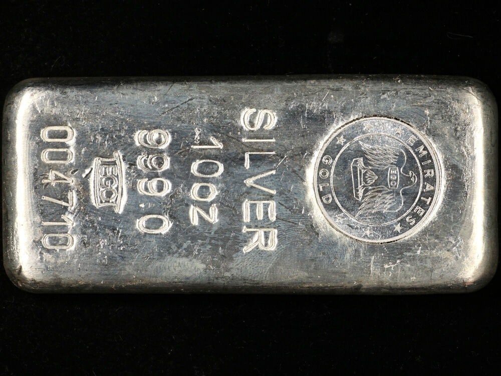 10 oz 999 Silver Bar Emirates Gold Dubai United Arab Emirates (1 of 2)