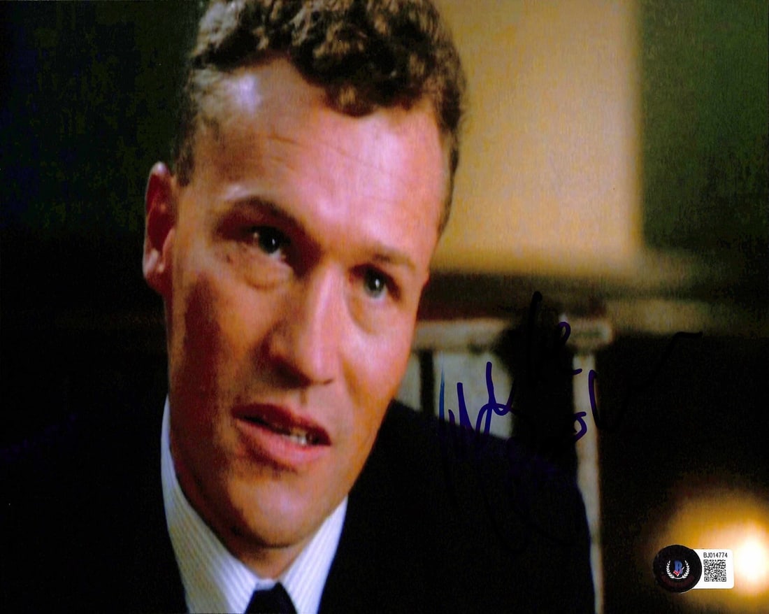 Michael Rooker Signed 8x10 Photo as Chick Gandil Eight Men Out Beckett Certified: Michael Rooker Signed 8x10 Photo as Chick Gandil Eight Men Out Beckett Certified This is an authentic 8x10 color photograph signed by actor Michael Rooker, portraying Chick Gandil from the film Eight