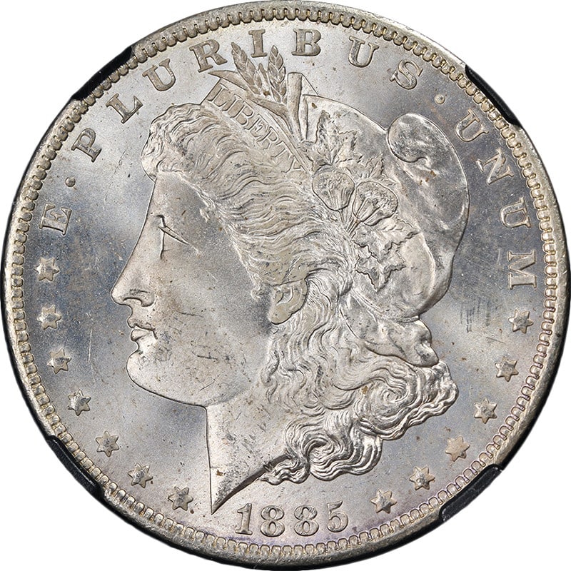 NGC MS66 1885-O Silver Morgan Dollar with Exceptional Luster (1 of 4)