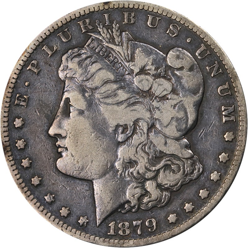 1879-CC Morgan Silver Dollar VF Circulated Silver Coin Nice Eye Appeal (1 of 2)