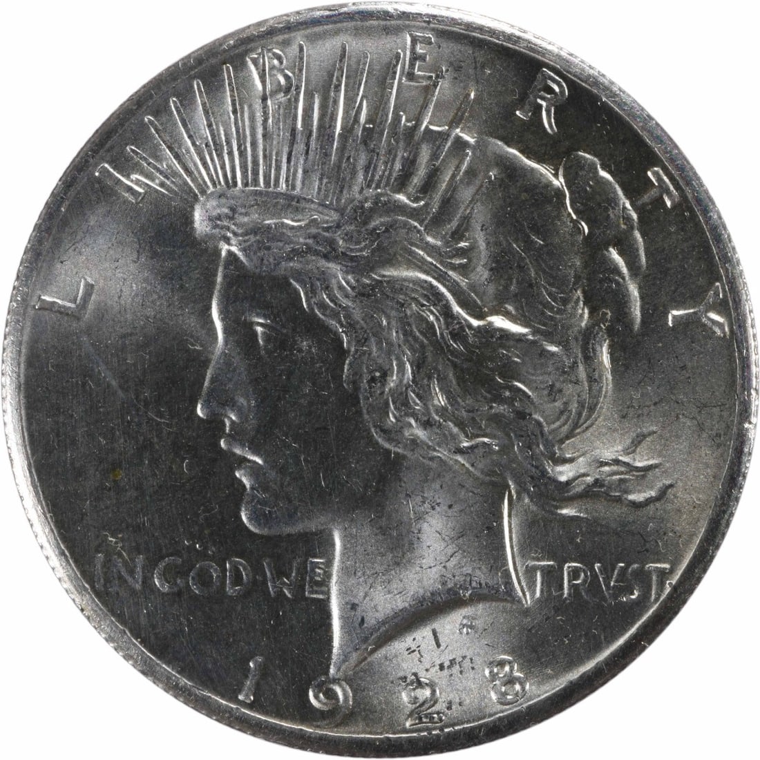 1928 Peace Silver Dollar Choice BU Uncertified Coin: 1928 Peace Silver Dollar Choice BU Uncertified Coin This 1928 Peace Silver Dollar is a stunning representation of American coinage, featuring a beautiful design that symbolizes peace. The coin is clas