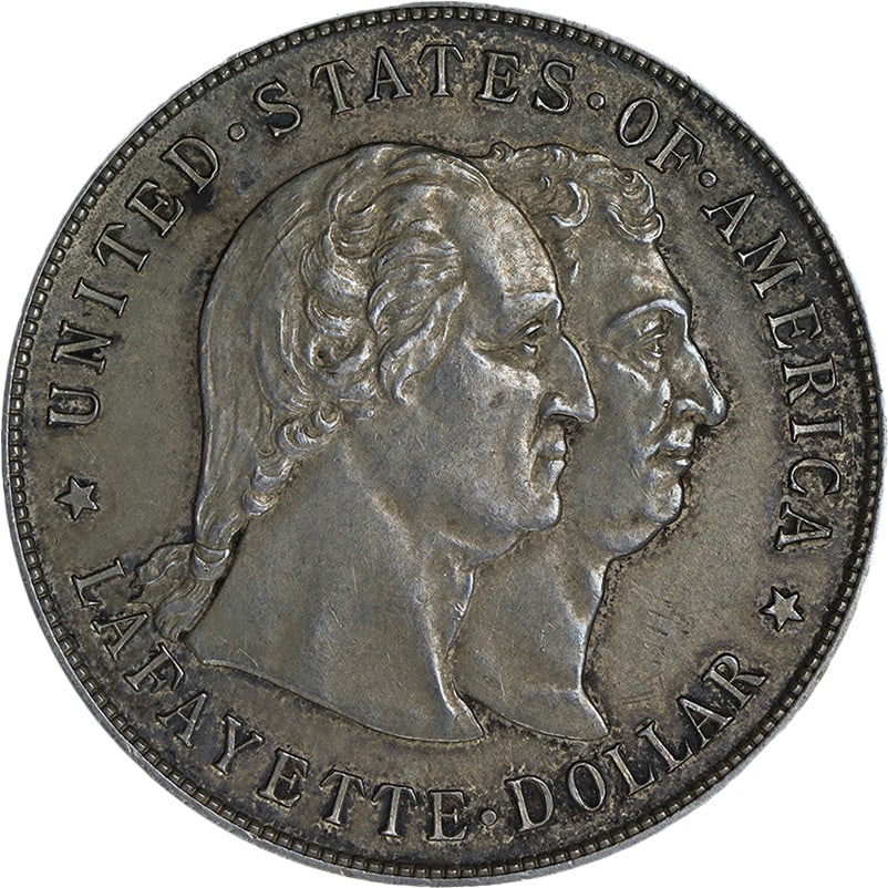 1900 Lafayette Commemorative Dollar Silver AU/BU Strong Strike Eye Appeal (1 of 2)