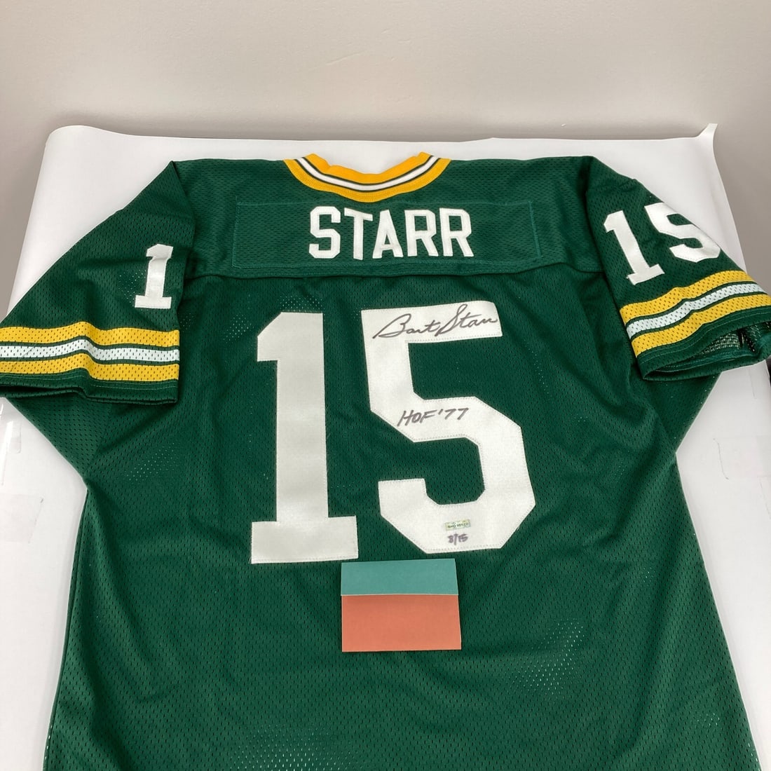 Bart Starr Signed Green Bay Packers Jersey 1956-71 Limited Edition UDA COA 8/15 (1 of 8)
