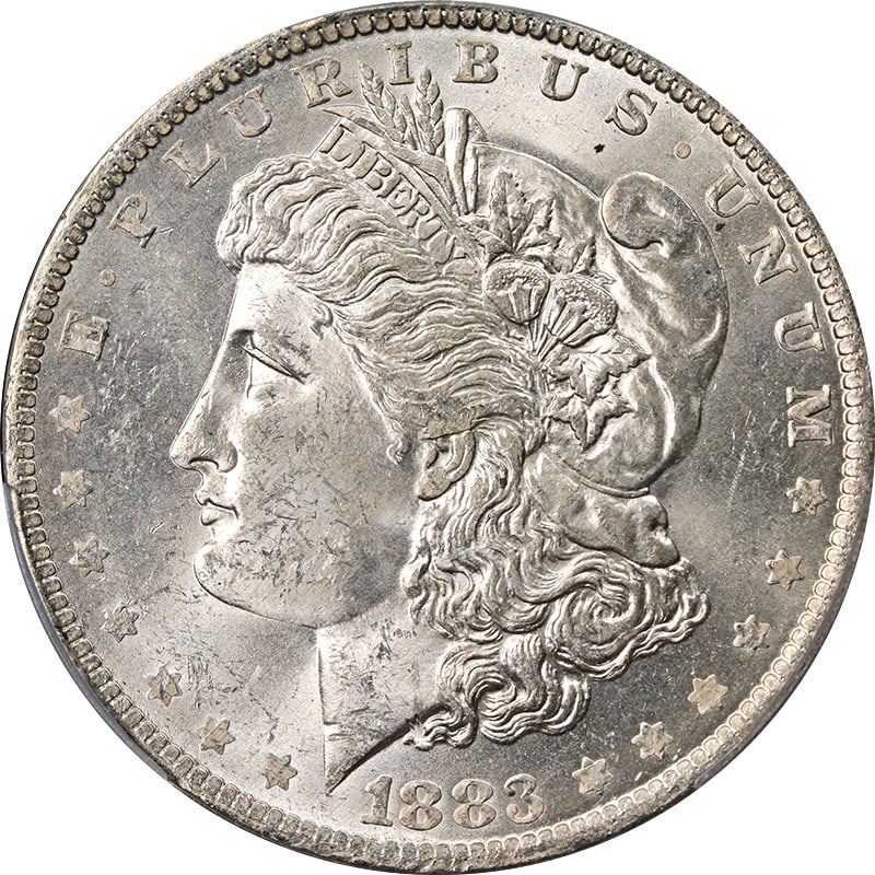 PCGS MS63 1883-O Morgan VAM 4 RPM Silver Dollar Uncirculated: PCGS MS63 1883-O Morgan VAM 4 RPM Silver Dollar Uncirculated This 1883-O/O Morgan Silver Dollar features the VAM 4 RPM variety and has been graded MS63 by PCGS. The coin displays attractive luster, st