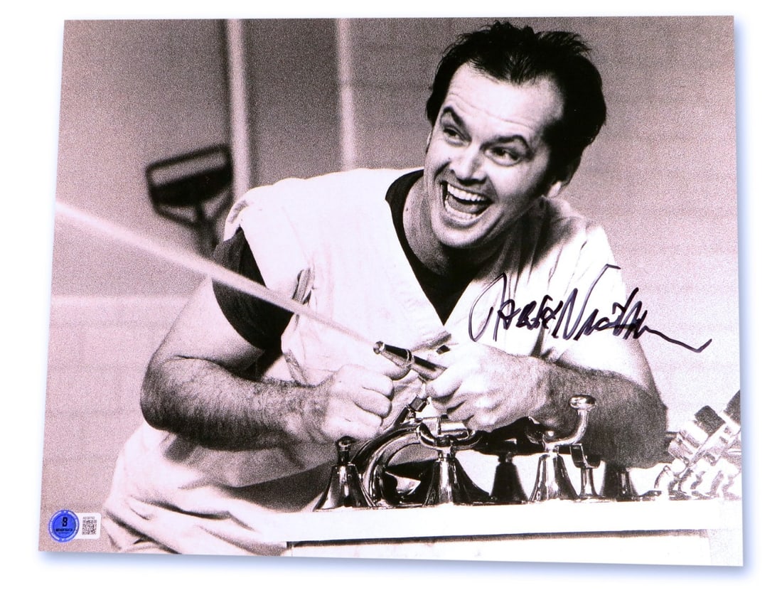 Jack Nicholson Signed 11x14 Photo One Flew Over the Cuckoo's Nest Beckett Authenticated (1 of 3)