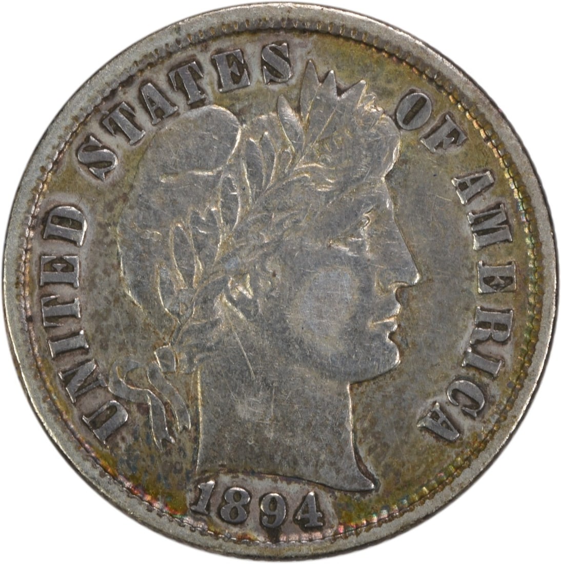 1894 Barber Silver Dime 10C by Charles E Barber Uncertified EF: 1894 Barber Silver Dime 10C by Charles E Barber Uncertified EF This 1894 Barber Silver Dime features a grade of EF and is a notable collectible for coin enthusiasts. Struck at the Philadelphia mint, t
