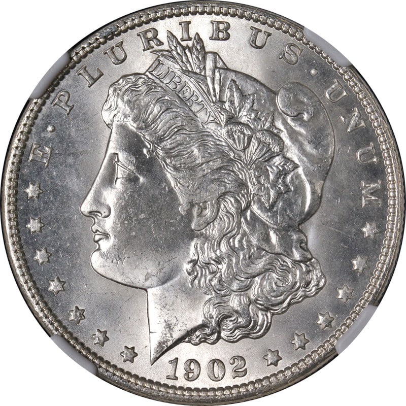 1902-O Morgan Silver Dollar NGC MS65 Blast White Uncirculated Coin (1 of 4)