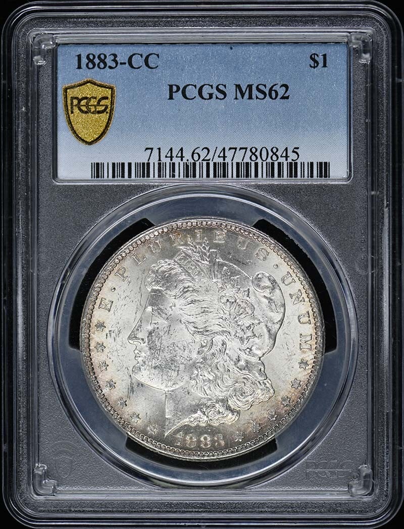 1883-CC Morgan Dollar PCGS MS62 Uncirculated Coin (1 of 2)