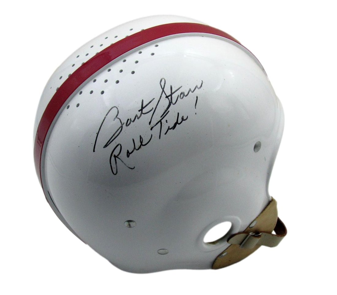 Bart Starr Alabama Signed Full Size Authentic Helmet Roll Tide Tri-Star (1 of 7)