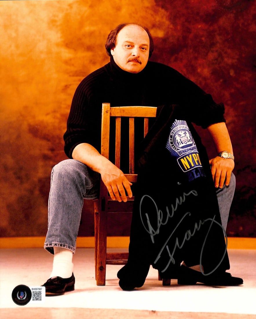 Dennis Franz Autographed NYPD Blue 8x10 Photo Beckett Authenticated: Dennis Franz Autographed NYPD Blue 8x10 Photo Beckett Authenticated This is an original 8x10 photograph signed by Dennis Franz, known for his role as Andy Sipowicz in the television series NYPD Blue.