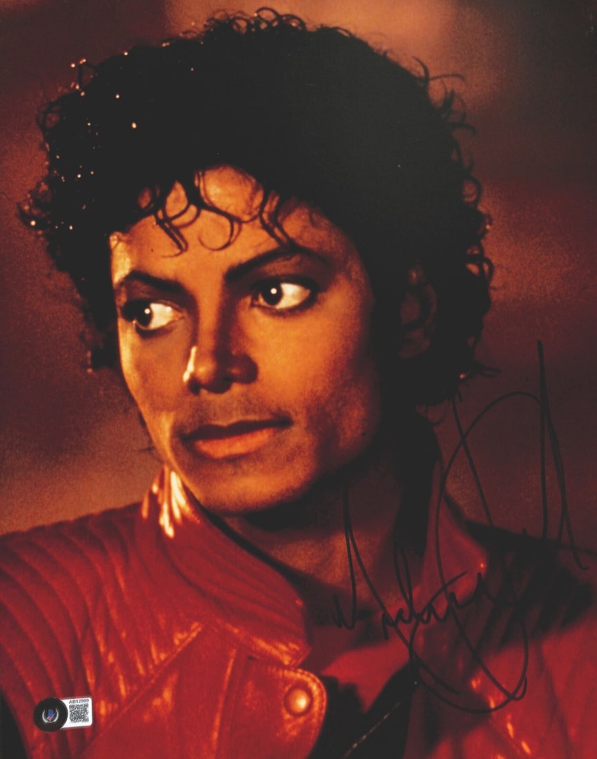 Michael Jackson Signed 11x14 Were-Cat Photo Beckett Authenticated (1 of 1)