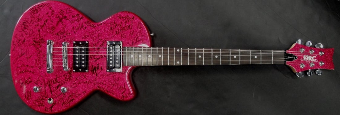 Unique 1 of 1 Guitar Signed by Stormy Daniels Nina Hartley GAI Authenticated (1 of 9)