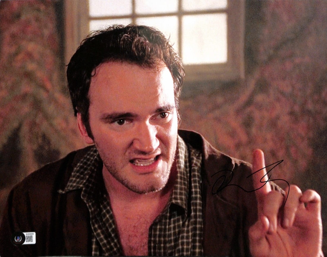 11x14 Photograph Autographed by Quentin Tarantino Beckett Authenticated (1 of 1)