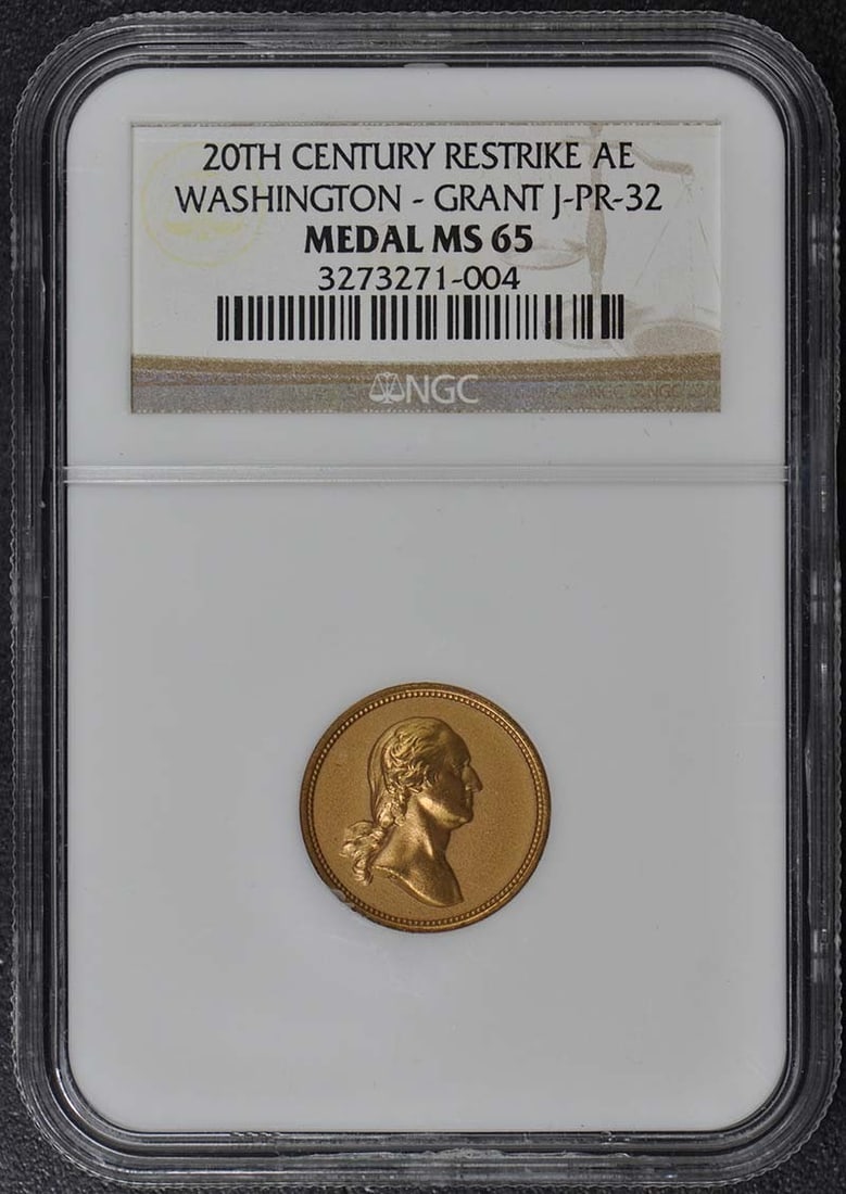 20th Century Washington & Grant Medal NGC MS65 Uncirculated (1 of 4)