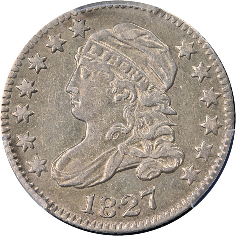 1827 Bust Dime PCGS AU Details Silver Coin with Eye Appeal (1 of 4)