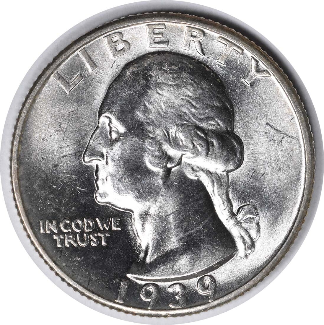 1939-S Washington Quarter DDO Choice BU Silver Coin Uncertified (1 of 2)