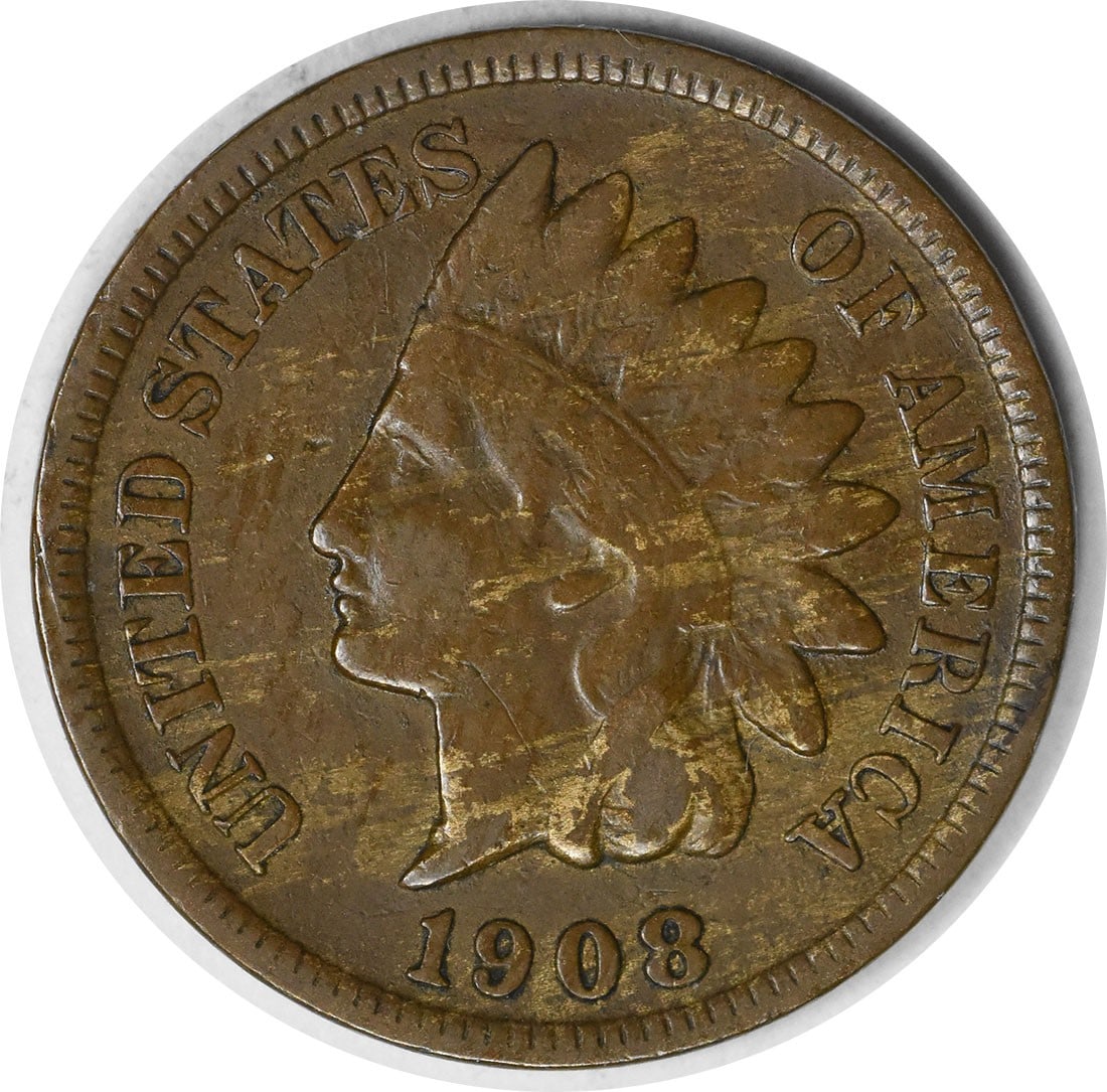 1908-S Indian Head Cent Copper Coin Km 90a F Uncertified: 1908-S Indian Head Cent Copper Coin Km 90a F Uncertified This 1908-S Indian Cent features a Fine (F) grade and showcases the classic Indian Head design. It is a circulated coin, minted in San Francisc