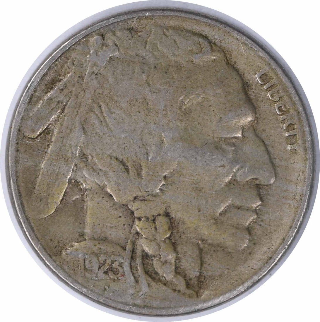 1923 San Francisco Buffalo Nickel Very Fine Grade Uncertified US Coin (1 of 2)