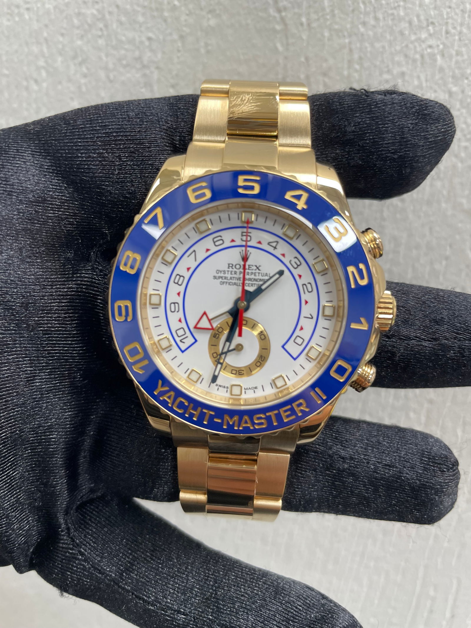 Yacht-Master II 116688 White Dial Oyster Bracelet with Card 2008 (1 of 4)