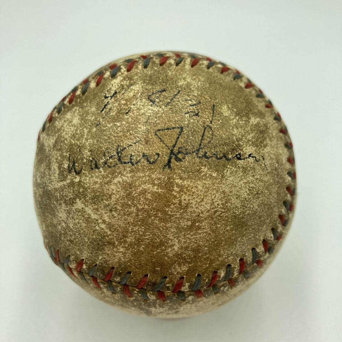 Walter Johnson 1931 Signed Official American League Baseball JSA COA (1 of 5)