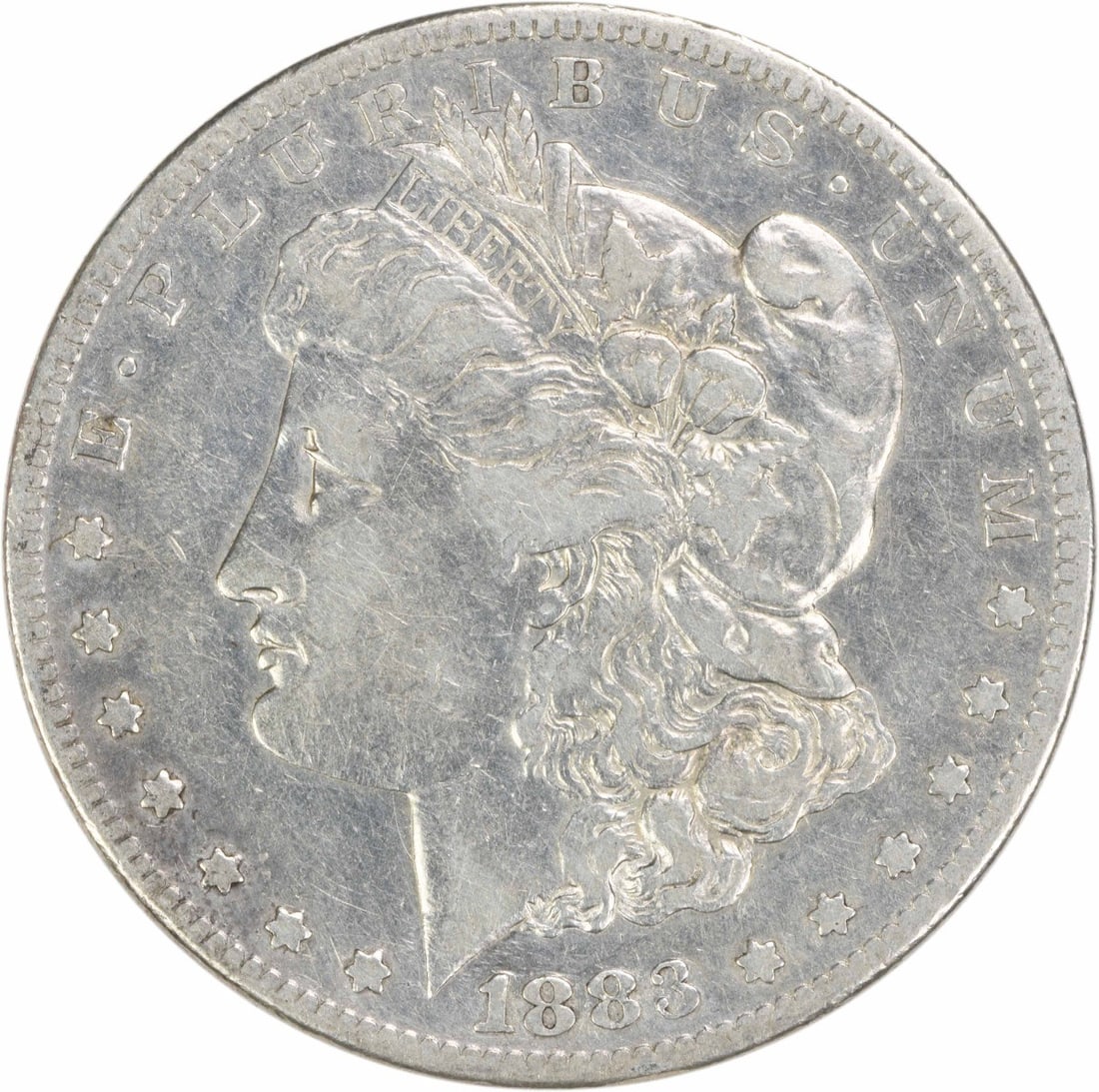 San Francisco Mint 1883 Morgan Dollar 90 Percent Silver VF Uncertified: San Francisco Mint 1883 Morgan Dollar 90 Percent Silver VF Uncertified This 1883-S Morgan Silver Dollar is a circulated coin graded as Very Fine (VF). Minted in San Francisco, it features a compositio