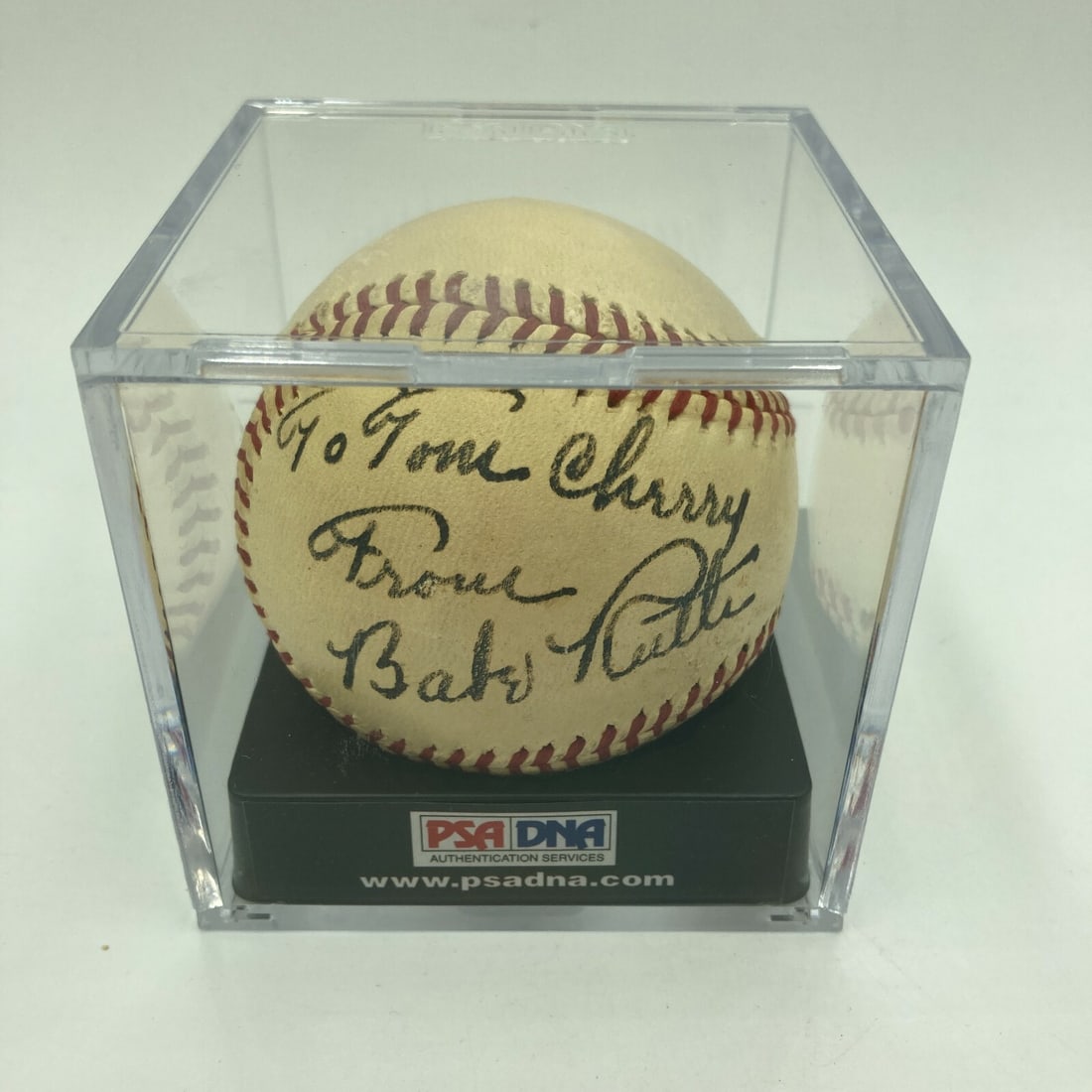 Babe Ruth Signed 1940s American League Baseball PSA DNA COA (1 of 7)