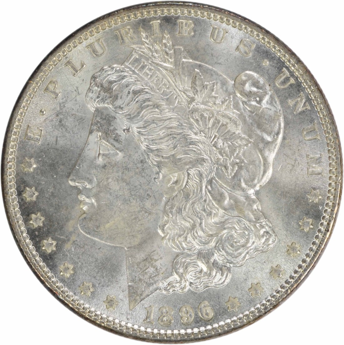 1896 Morgan Silver Dollar Choice BU Uncertified Silver Coin (1 of 2)